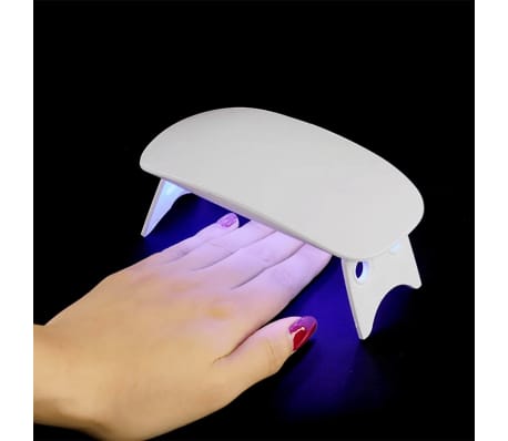 Handla Mini UV LED Lampa för Naglar, Vit | vidaXL.se Handla Mini UV LED Lampa för Naglar, Vit | vidaXL.se