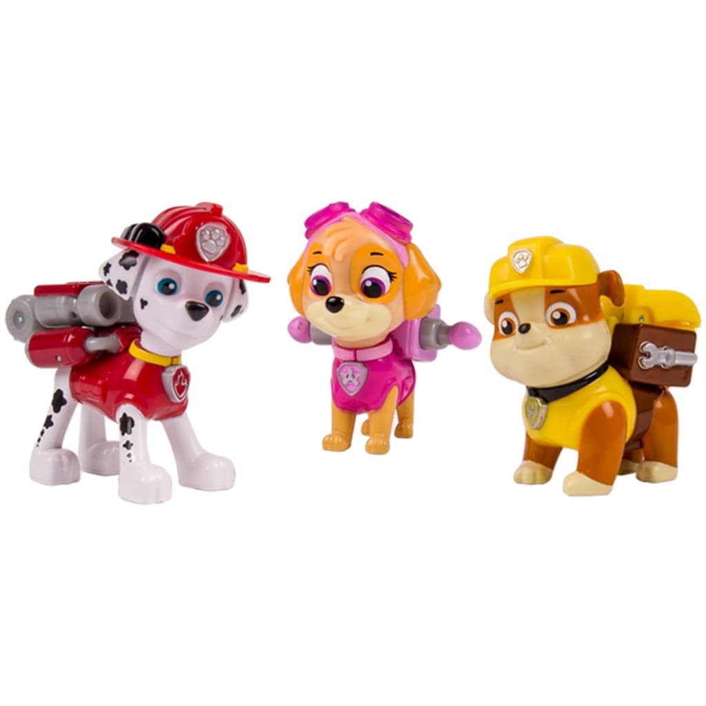 Afbeelding Paw Patrol Actie Pups Marshall, Skye & Rubble - Speelset door Vidaxl.nl