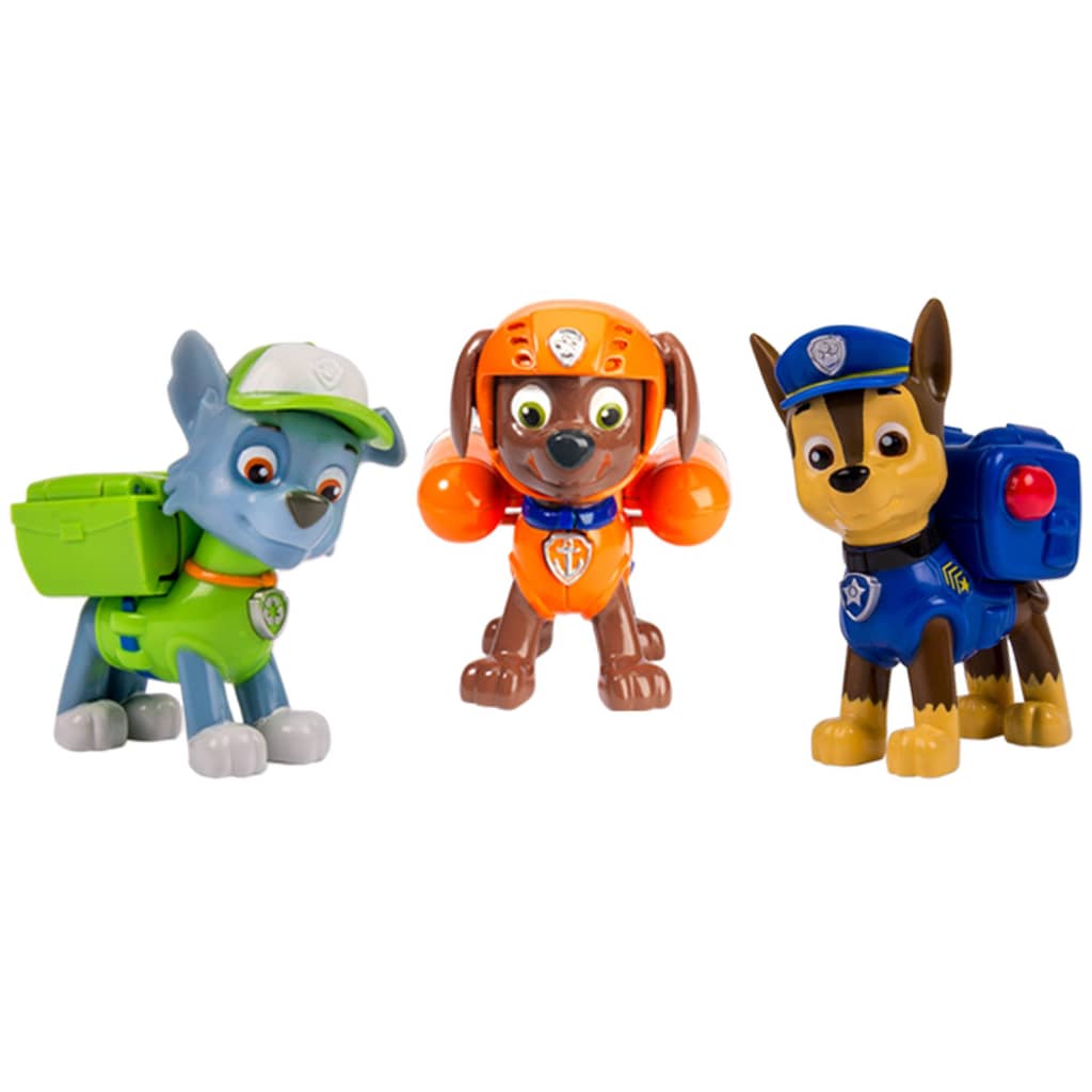 Afbeelding Paw Patrol Actie Pups Rocky, Zuma & Chase - Speelset door Vidaxl.nl