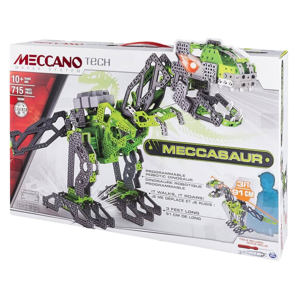 VidaXL - Meccano Robotic Dinosaur Meccasaur T-Rex 6028398