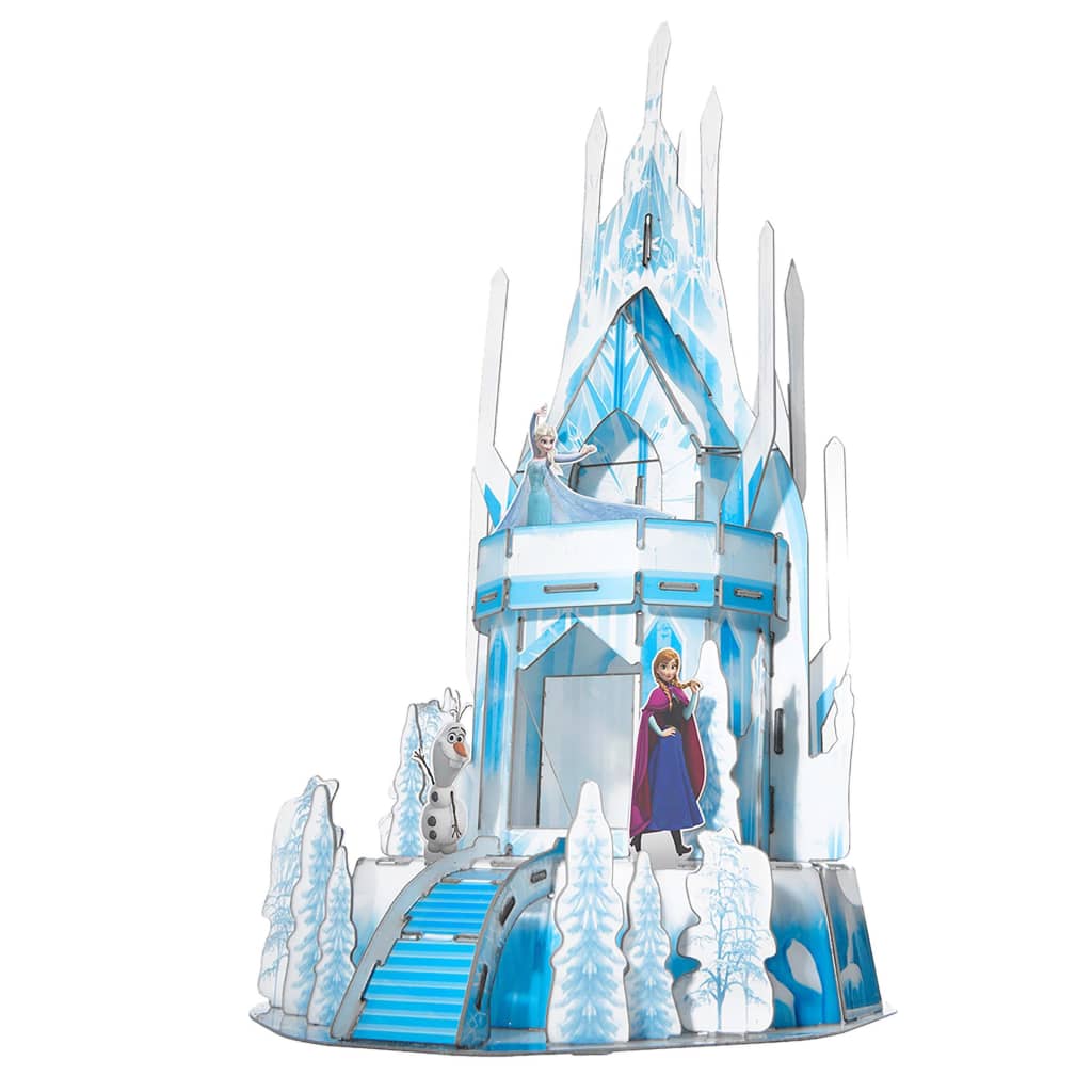 Afbeelding Frozen 2 Puzzel 3D Ice Palace 47-delig lichtdoorlatend blauw door Vidaxl.nl