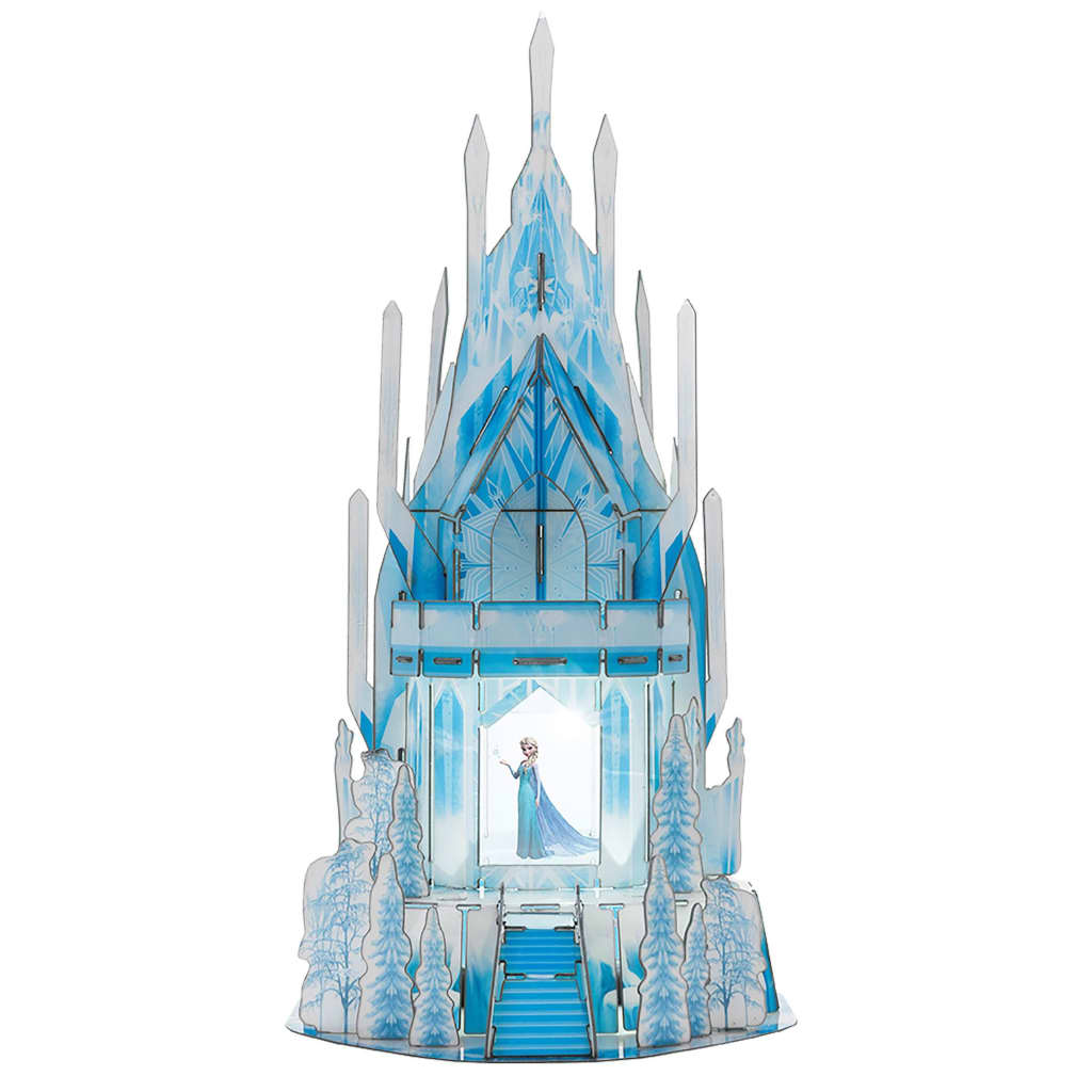Frozen 2 Puzzel 3D Ice Palace 47-delig lichtdoorlatend blauw