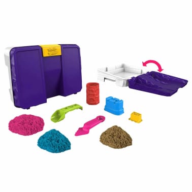 kinetic sand construction site folding sandbox