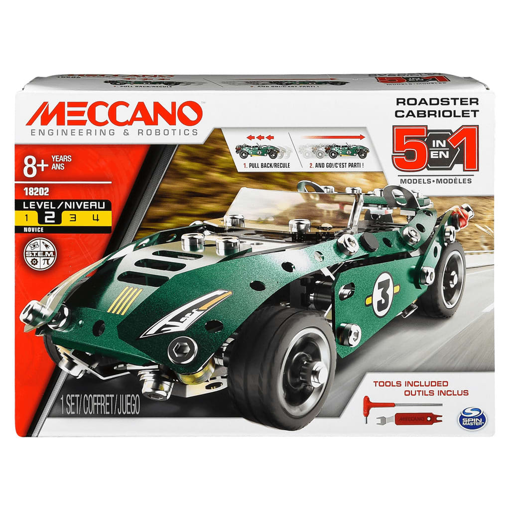 Spinmaster Meccano 5 Model Set Roads