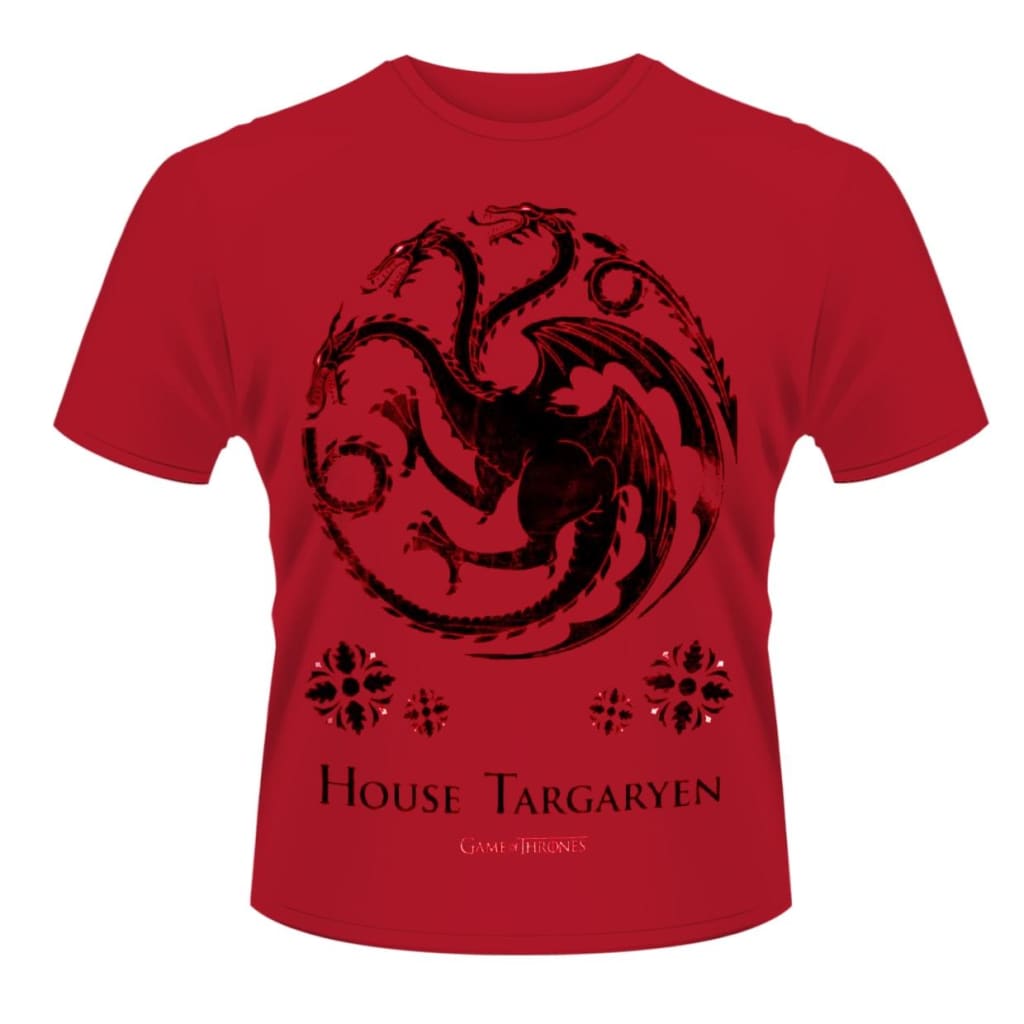 Afbeelding Game of Thrones HOUSE OF TARGARYEN T-Shirt door Vidaxl.nl