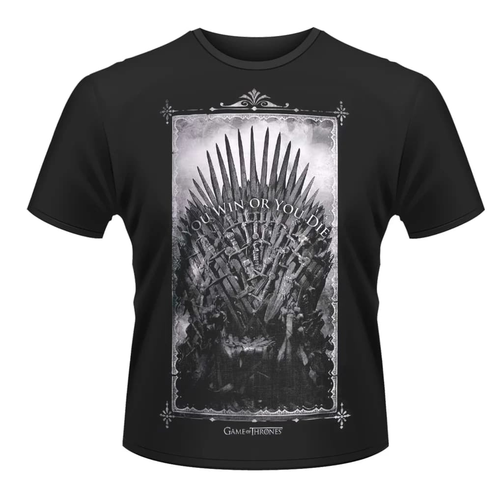 Afbeelding Game of Thrones WIN OR DIE T-Shirt door Vidaxl.nl