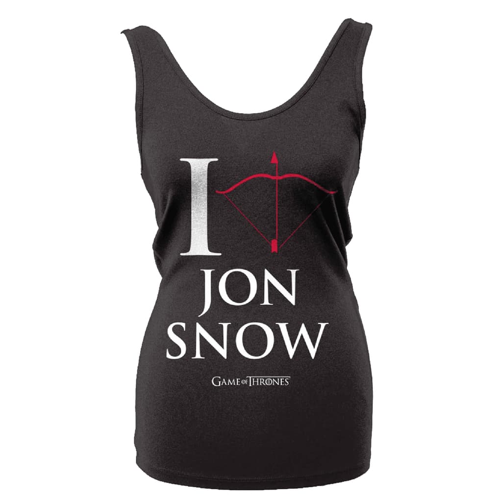 Game of Thrones I LOVE JON SNOW T-shirt vrouwen
