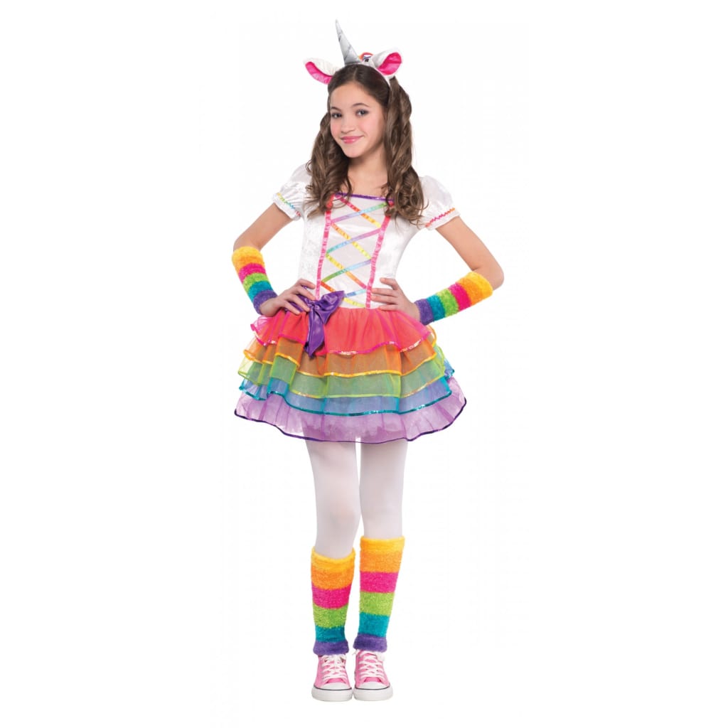 Amscan eenhoorn-kostuum rainbow maat 104