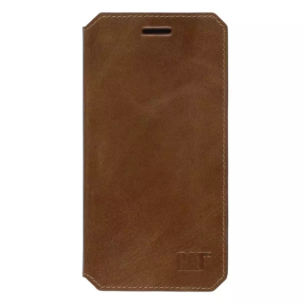 CAT Leather Booklet Active Signature IPhone 6/6s Cognac