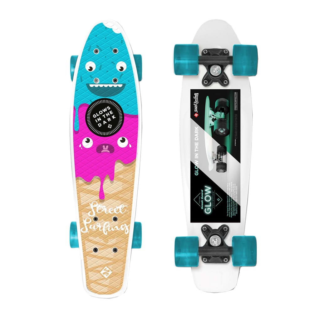 Street Surfing Glow in the Dark Skateboard Glow Icecream