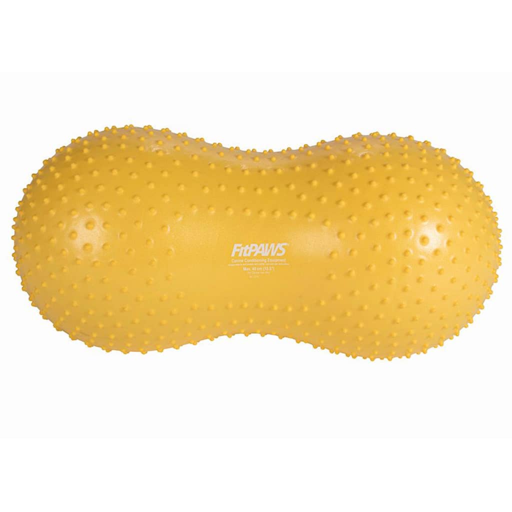 FitPAWS Balanční plošina pro domácí mazlíčky Trax Peanut 40 cm žlutá