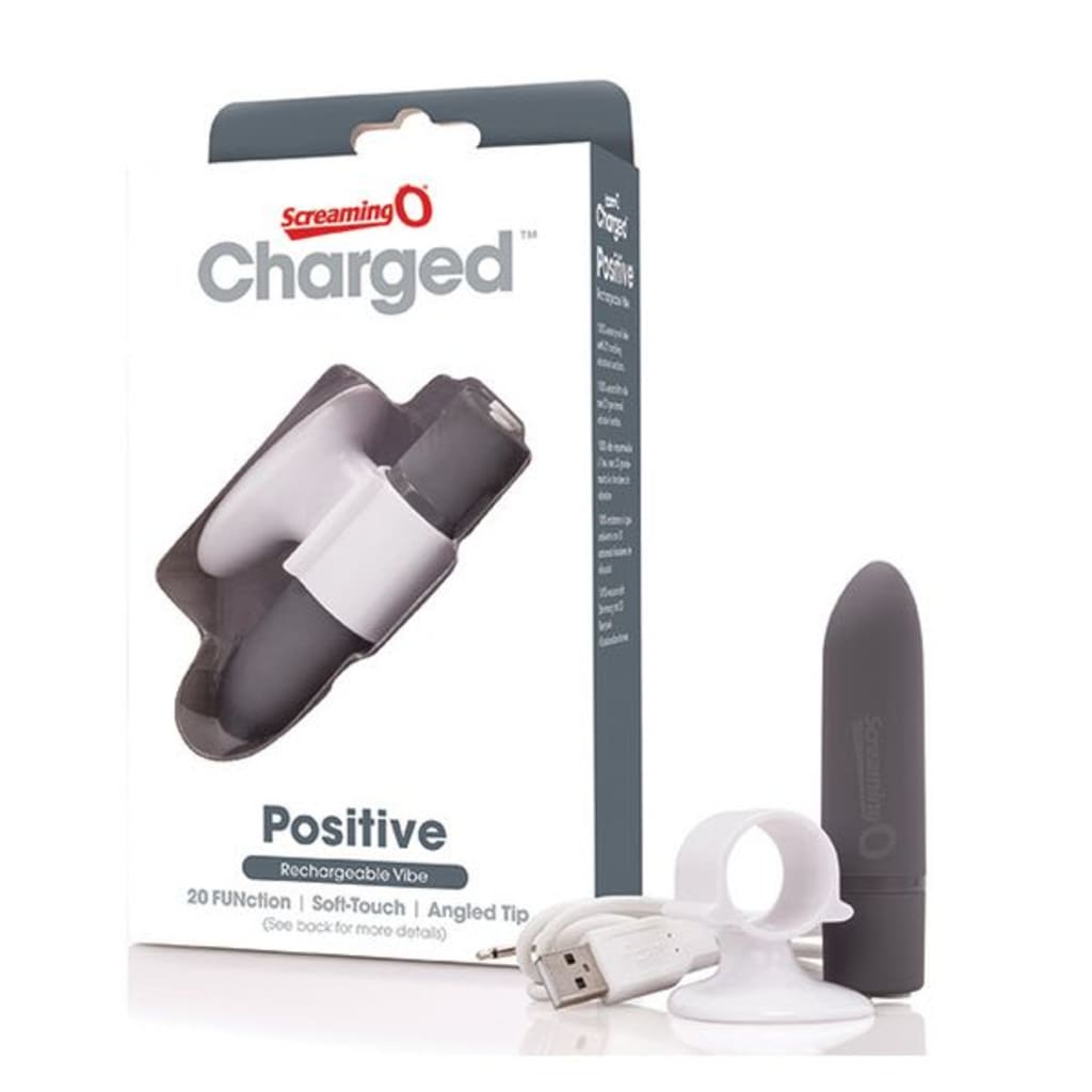 Onbekend Charged Positive Vibrator Grijs The Screaming O Scpvg huismerk kopen in de aanbieding Onbekend Charged Positive Vibrator Grijs The Screaming O Scpvg huismerk kopen in de aanbieding
