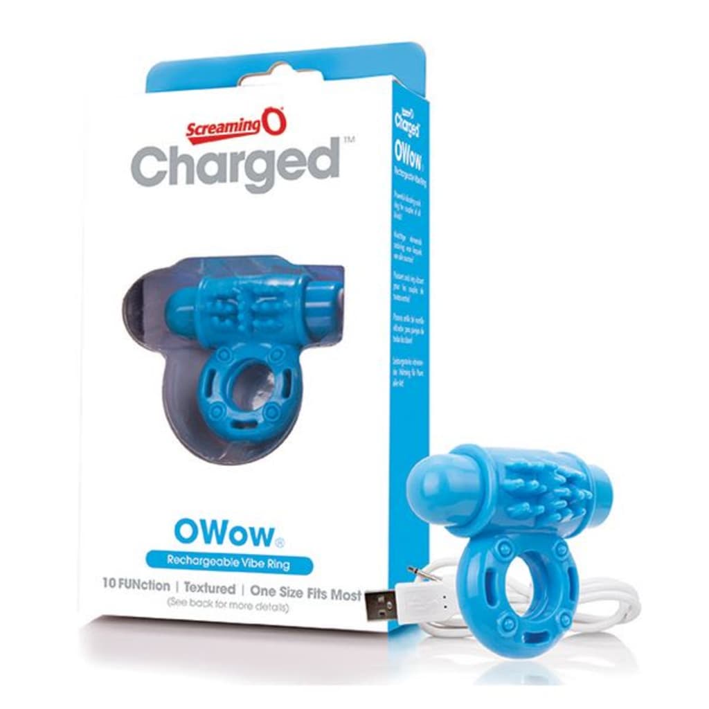 Onbekend Charged Owow Vibrerende Ring Blauw The Screaming O 12433 huismerk kopen in de aanbieding