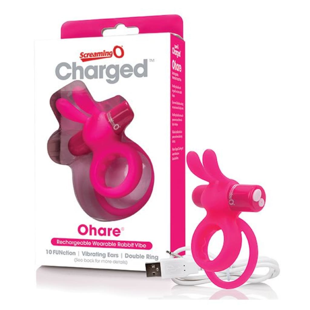 Onbekend Charged Ohare Konijn Vibrator Roze The Screaming O 12525 huismerk kopen in de aanbieding