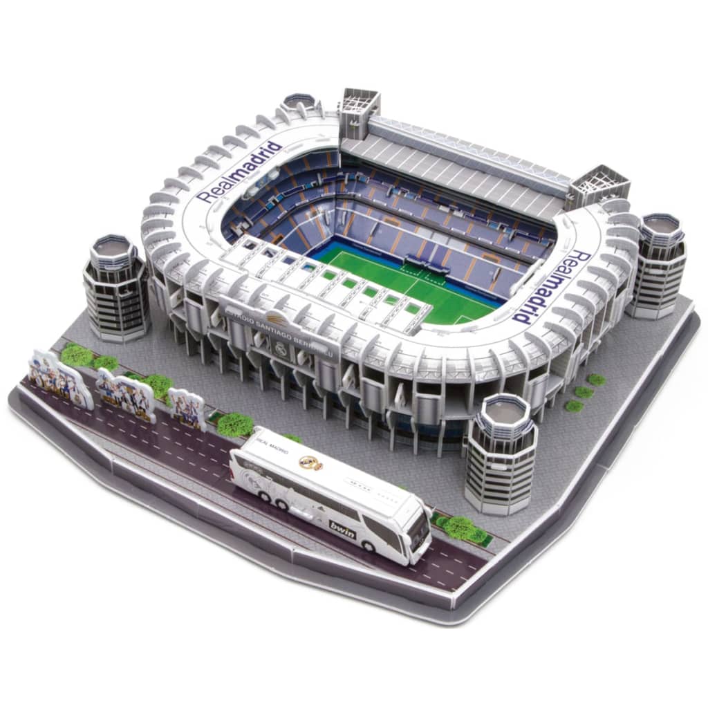 Nanostad Rompecabezas 3D 160 piezas Santiago Bernabéu PUZZ180051 Unisex Multicolor