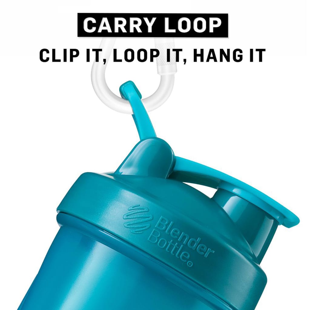

BlenderBottle Shakebeker ProStak met 2 containers 650 ml groenblauw