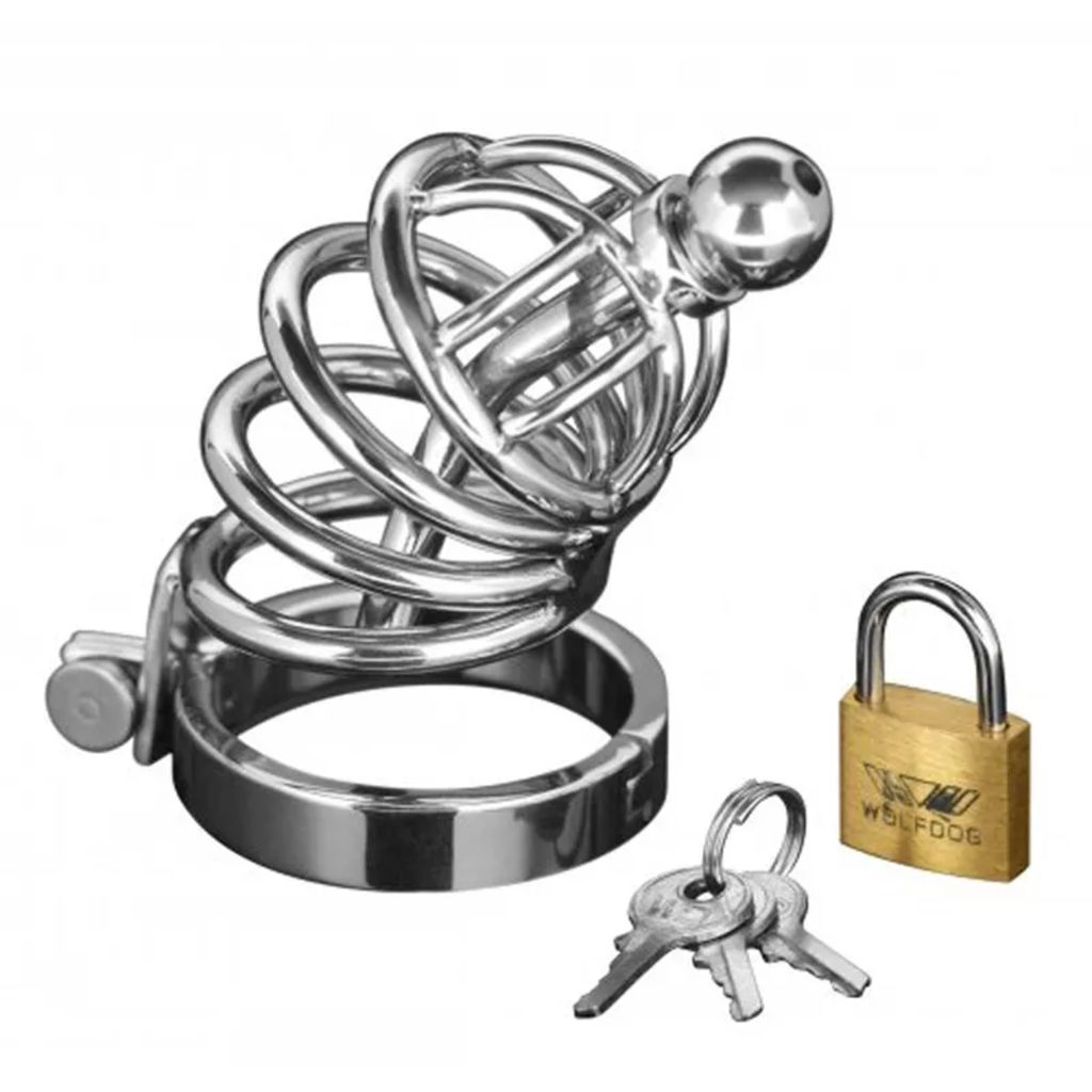 XR Brands - Master Series Asylum - 4 Ring Chasity Cage