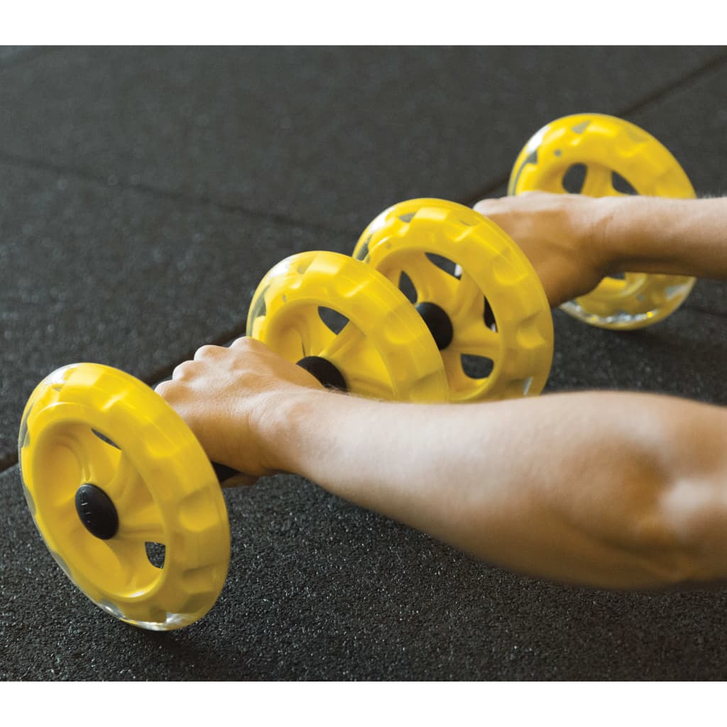 

SKLZ Buikspiertrainer Core Wheels geel en zwart