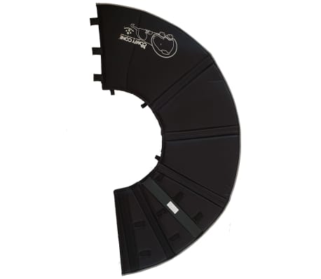 All Four Paws e-ovratnik za kućne ljubimce Comfy Cone XXL 37,5 cm crni