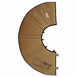 All Four Paws Collier animaux de compagnie Comfy Cone M Long 30cm Brun