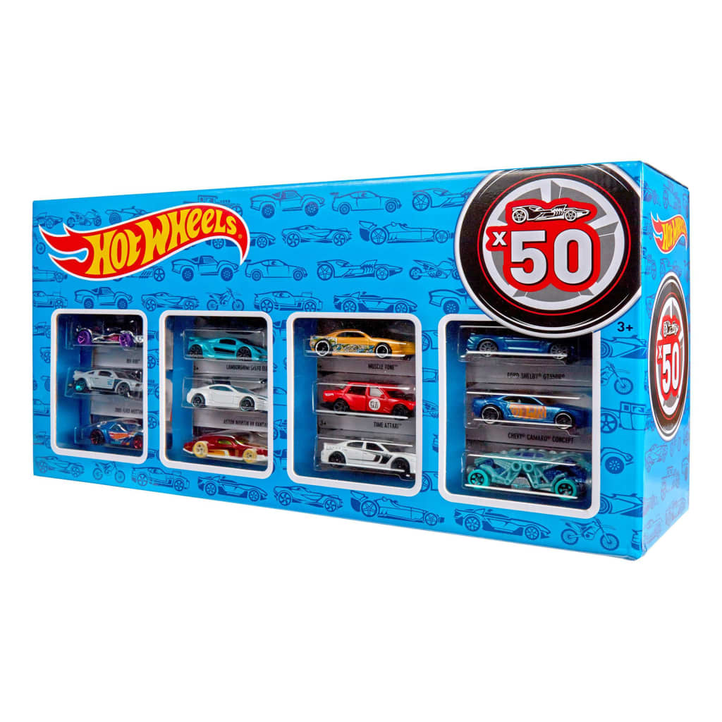 

Hot Wheels cadeauset met 50 auto's