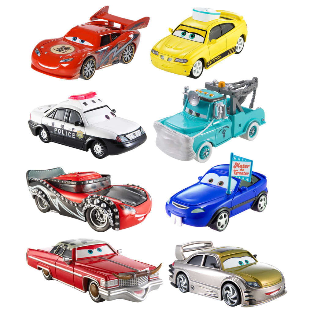 Disney Cars Mattel Tokyo Mater Metalen Auto 1:64 Assorti