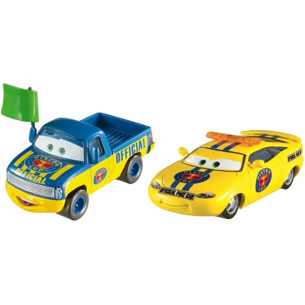 Mattel Cars voertuigen: Dexter Hoover & Charlie Checker 8 cm