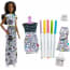 Barbie Crayola Inkleurfashions Afro American 26 Cm 11 Delig barbie kopen in de aanbieding