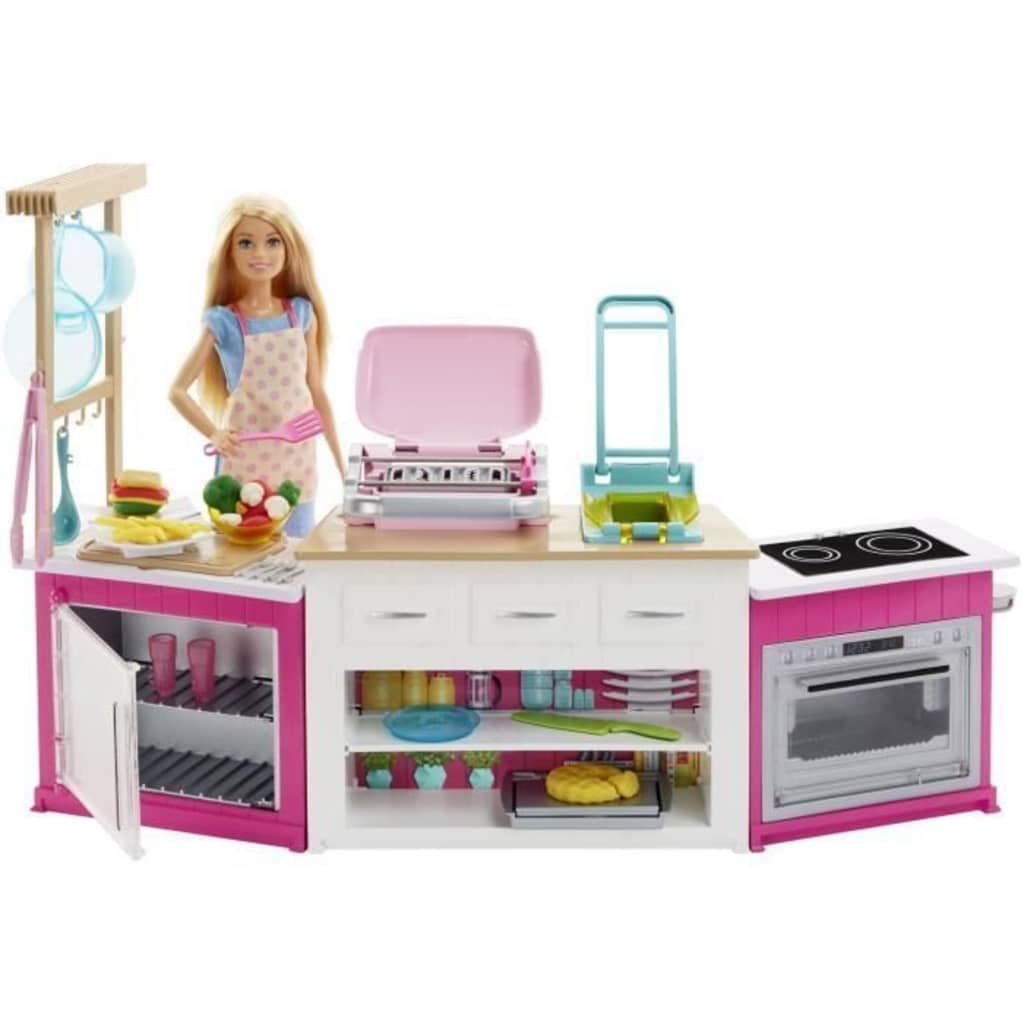 Afbeelding Mattel Barbie Ultieme Keuken Met door Vidaxl.nl