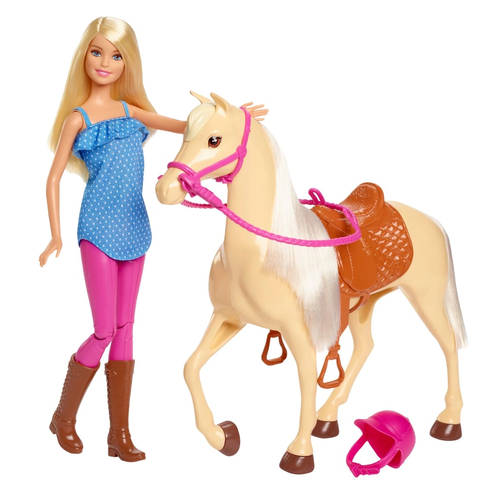 Afbeelding Barbie met Paard - Barbiepop door Vidaxl.nl