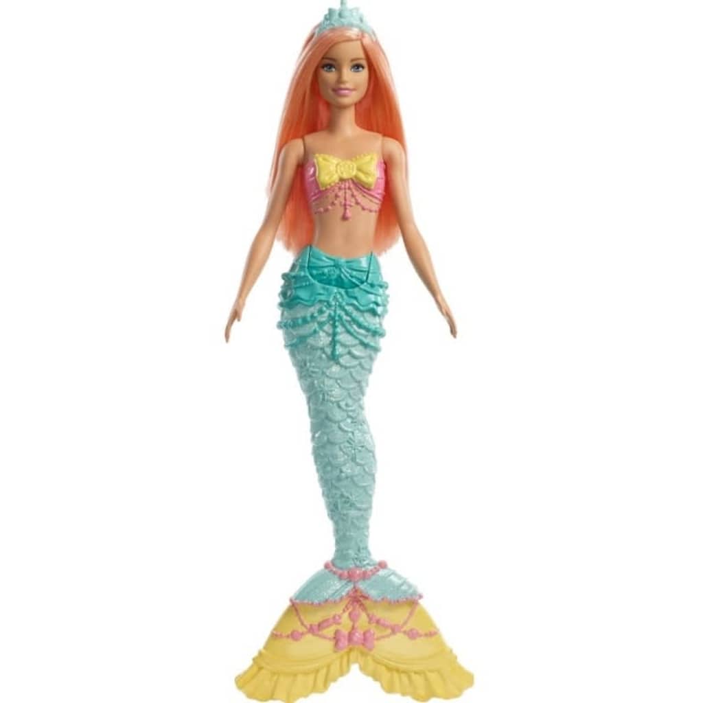 Barbie tienerpop zeemeermin groen 30 cm