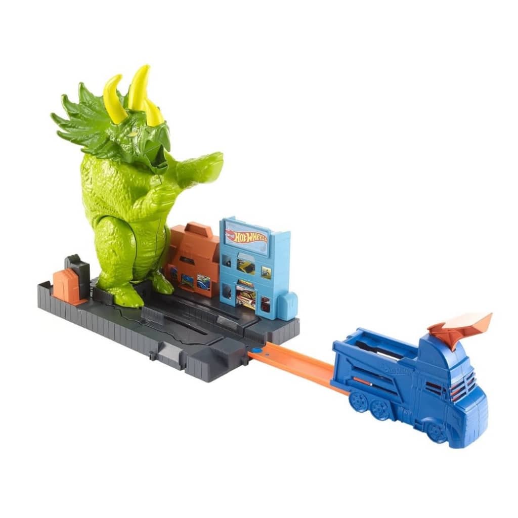 Afbeelding Hot Wheels City Triceratops aanval door Vidaxl.nl