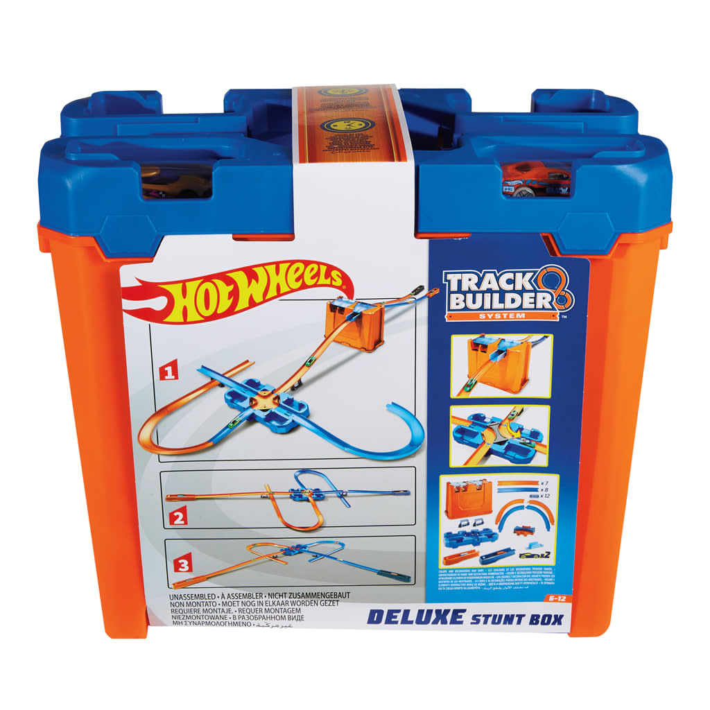 Afbeelding Mattel Hot Wheels Track Builder Luxe Stunt Box + 2 Auto's door Vidaxl.nl