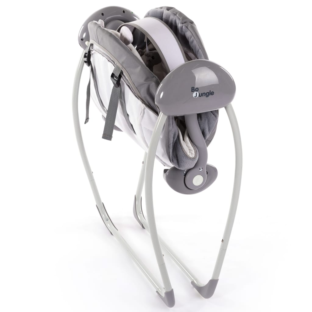 B-Portable Dondolino Neonati E Riduttore White Tiger Grigio Bo Jungle 12 width=274