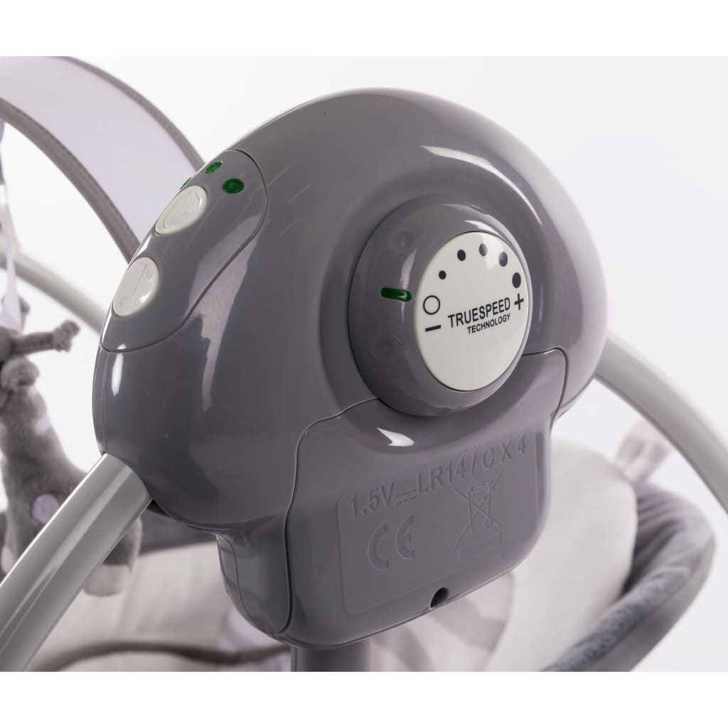 B-Portable Dondolino Neonati E Riduttore White Tiger Grigio Bo Jungle 15 width=274