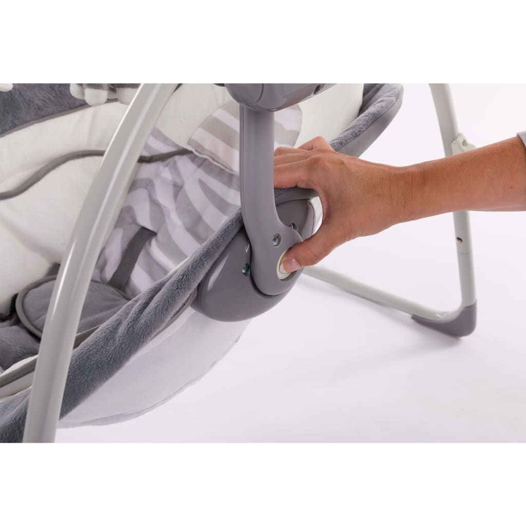 B-Portable Dondolino Neonati E Riduttore White Tiger Grigio Bo Jungle 17 width=274