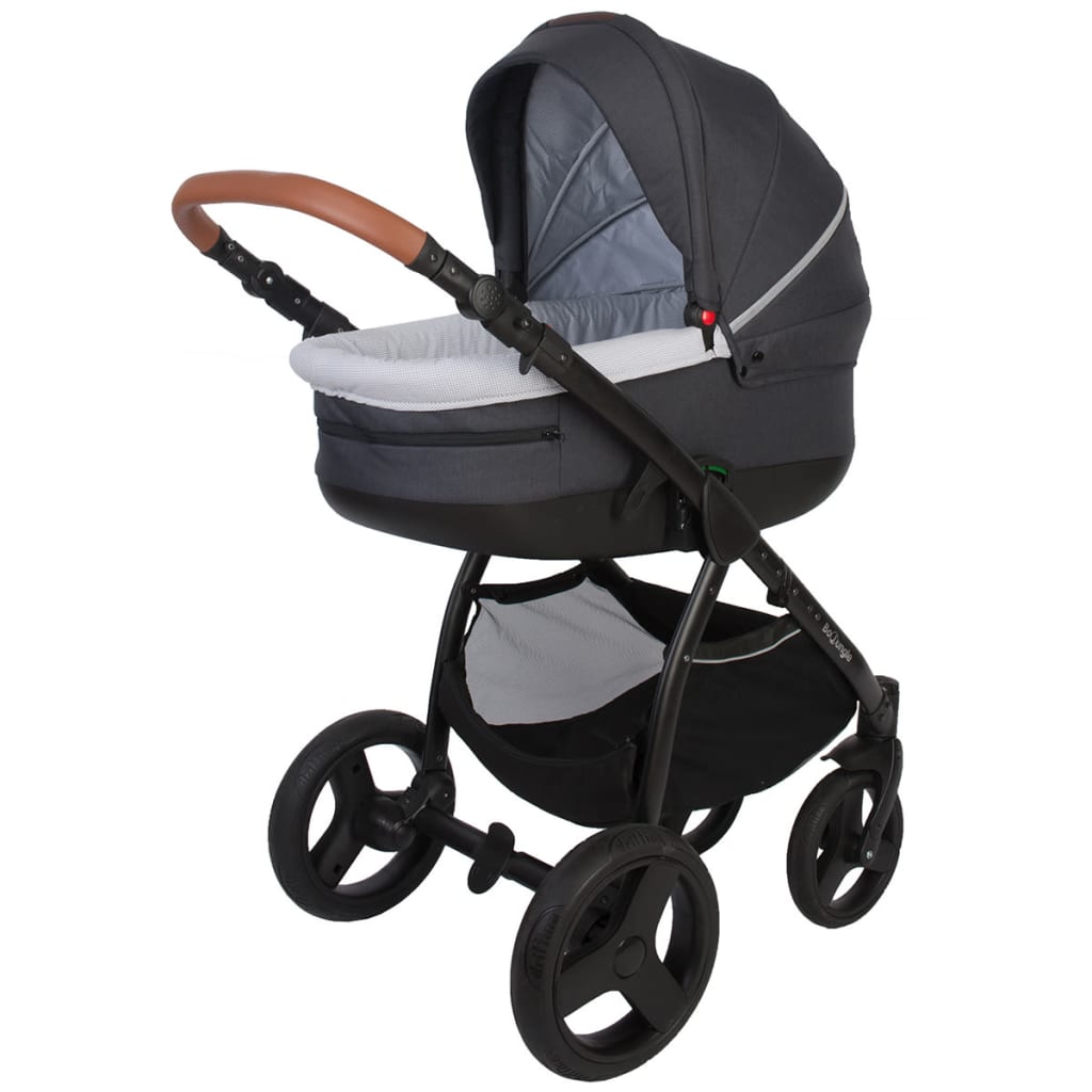 Bo Jungle Silla/Coche de bebé 4 en 1 B-Zen gris oscuro B700535 Negro
