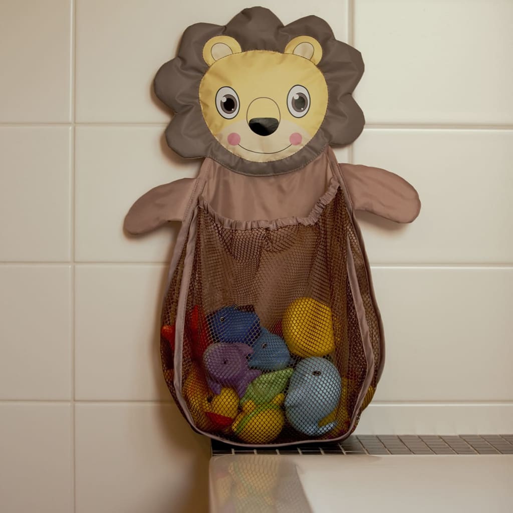 Bo Jungle B-Bath Opbergnet voor speelgoed leeuw bruin B900300