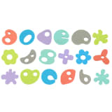 Bo Jungle 36 Piece B-Bath Time Foam Toys B900400
