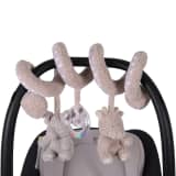 Bo Jungle B-Spiral Carrier Toy Bar Elephant and Giraffe Beige B990710