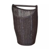 Panier à linge / panier de rangement en rotin marron tissé à la main