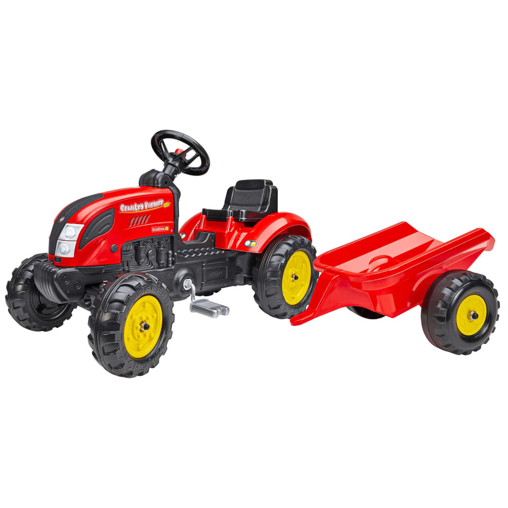 FALK Ride-on Pedal Tractor "Country Farmer" Red