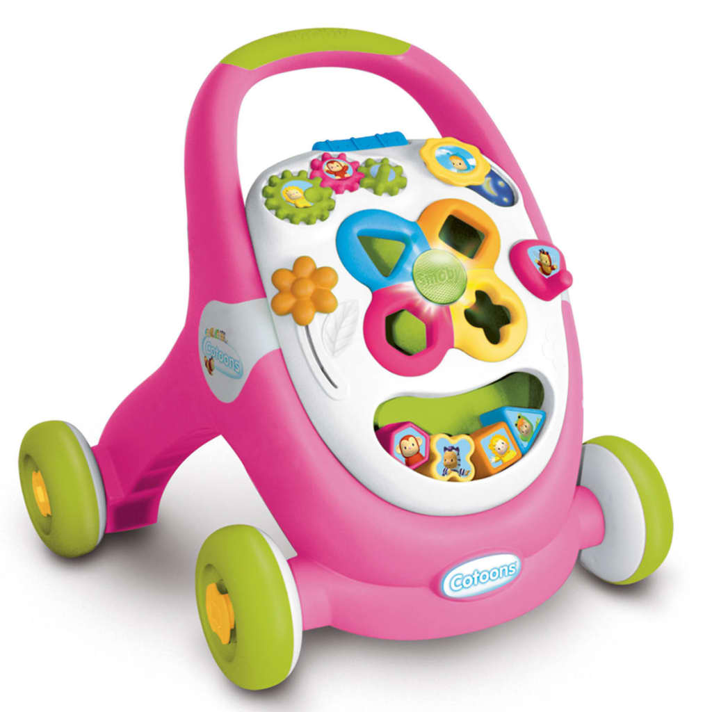 Smoby Cotoons Speelwagen 2-in-1 roze 110304