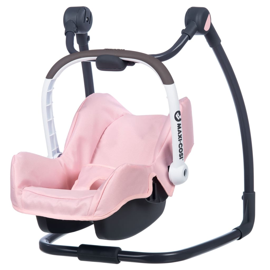 Smoby 3 in 1 Car Seat and Chair for Dolls Maxi Cosi Light Pink