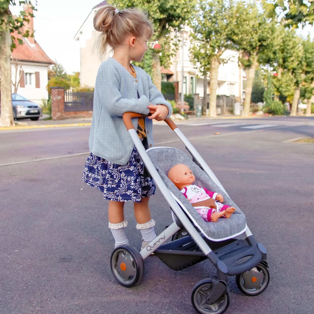 Afbeelding Poppenwagen Smoby Quinny 3-in-1 Grijs (5523104) door Vidaxl.nl