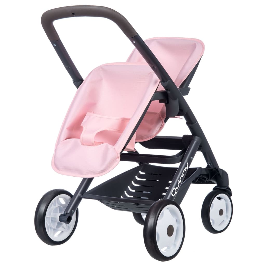 

Smoby Speelgoedkinderwagen voor tweeling sport Maxi-Cosi lichtroze