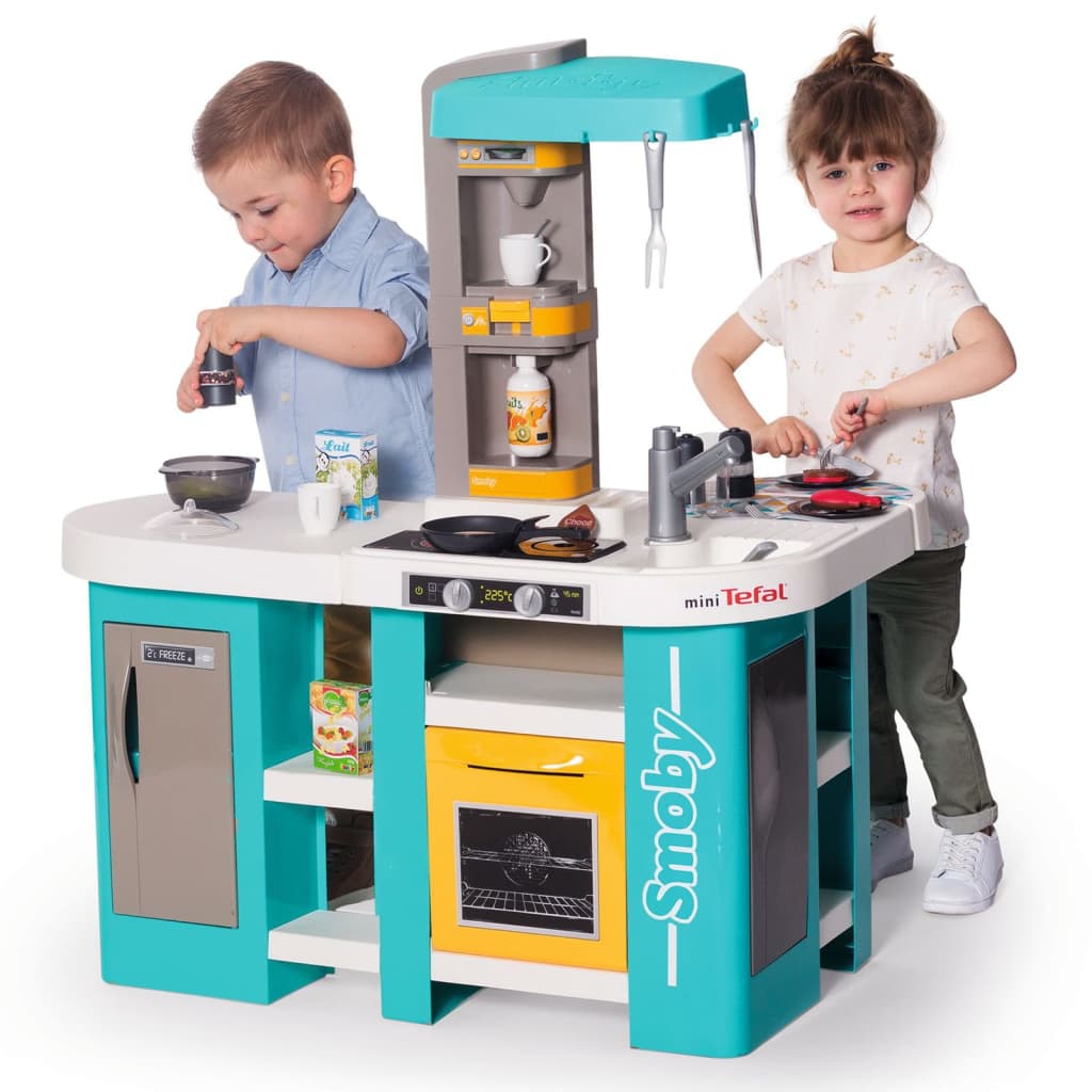 Smoby legekøkken Tefal Bubble 85x61,5x99 cm str. XL blå