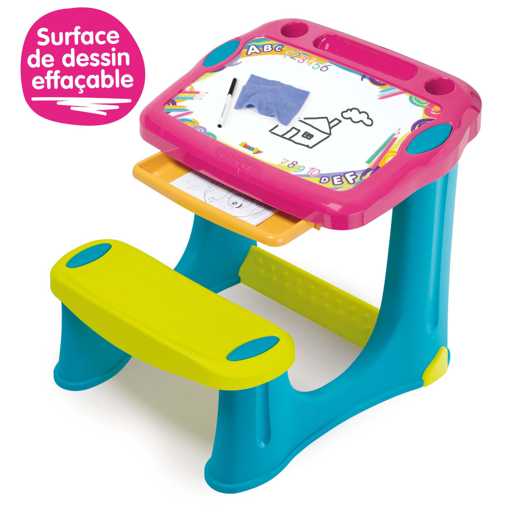 

Smoby Speelbureau magisch roze en groen