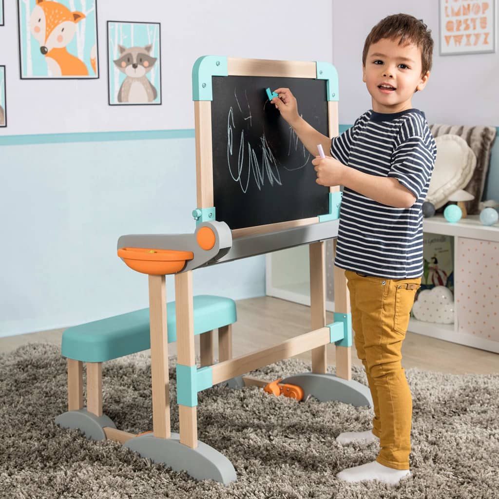 

Smoby 80-delig Bureau 2-in-1