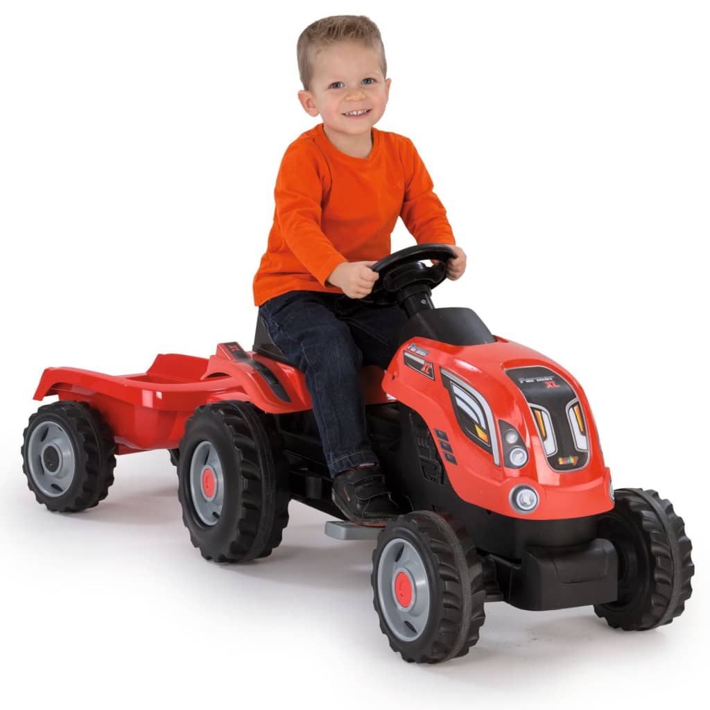 Afbeelding SMOBY XL Farmer Tractor met aanhangwagen door Vidaxl.nl